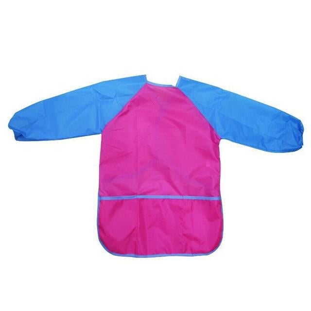 Tablier Enfant Peinture Rose et Bleu