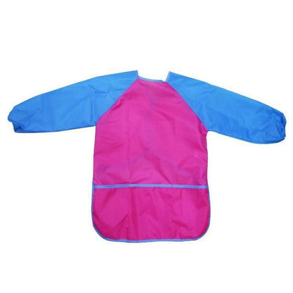 Tablier Enfant Peinture Rose et Bleu