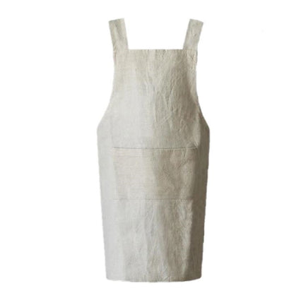 Tablier Japonais Lin Creme