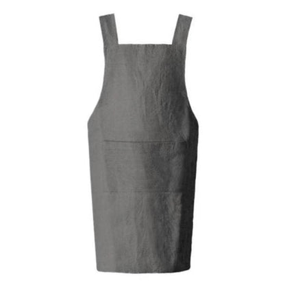 Tablier Japonais Lin Gris