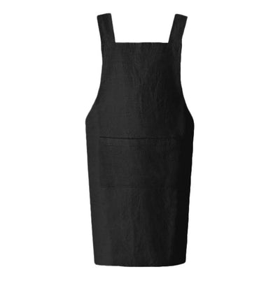 Tablier Japonais Lin Noir