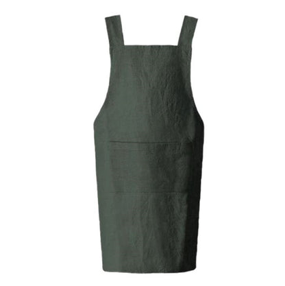 Tablier Japonais Lin Vert