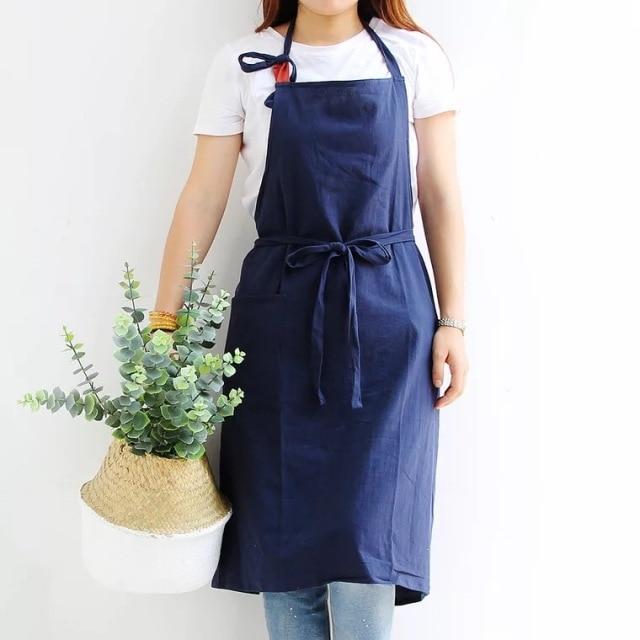 Tablier Jardinier Bleu
