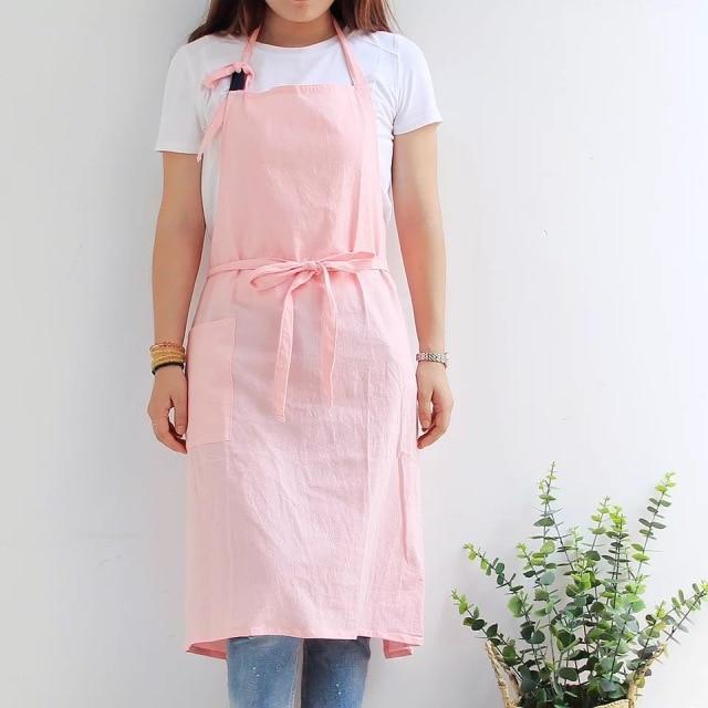 Tablier Jardinier Rose