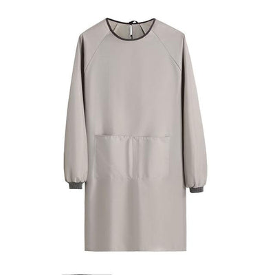 Tablier Manche Longue Peinture Gris