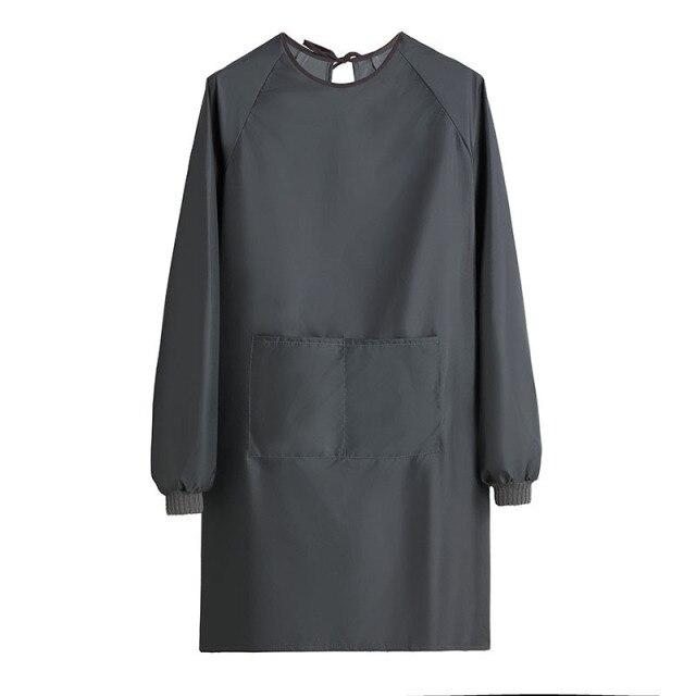 Tablier Manche Longue Peinture Noir