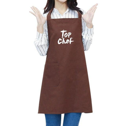 Tablier Top Chef Marron 