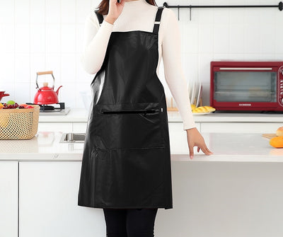 Tablier de Cuisine Femme Moderne Noir