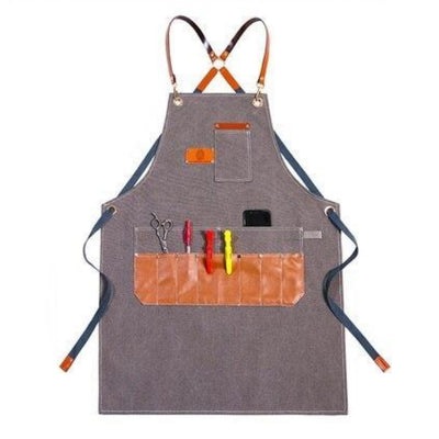 Tablier de Coiffeur Professionnel Gris