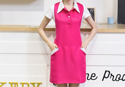 Tablier de Menage Fuschia