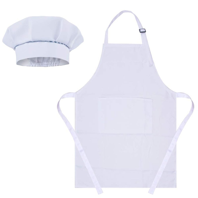 Toque et Tablier Blanc